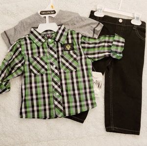 New 3pc Shirt & Pants Set